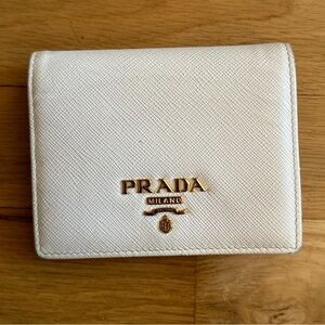 Prada Cera Saffiano wallet